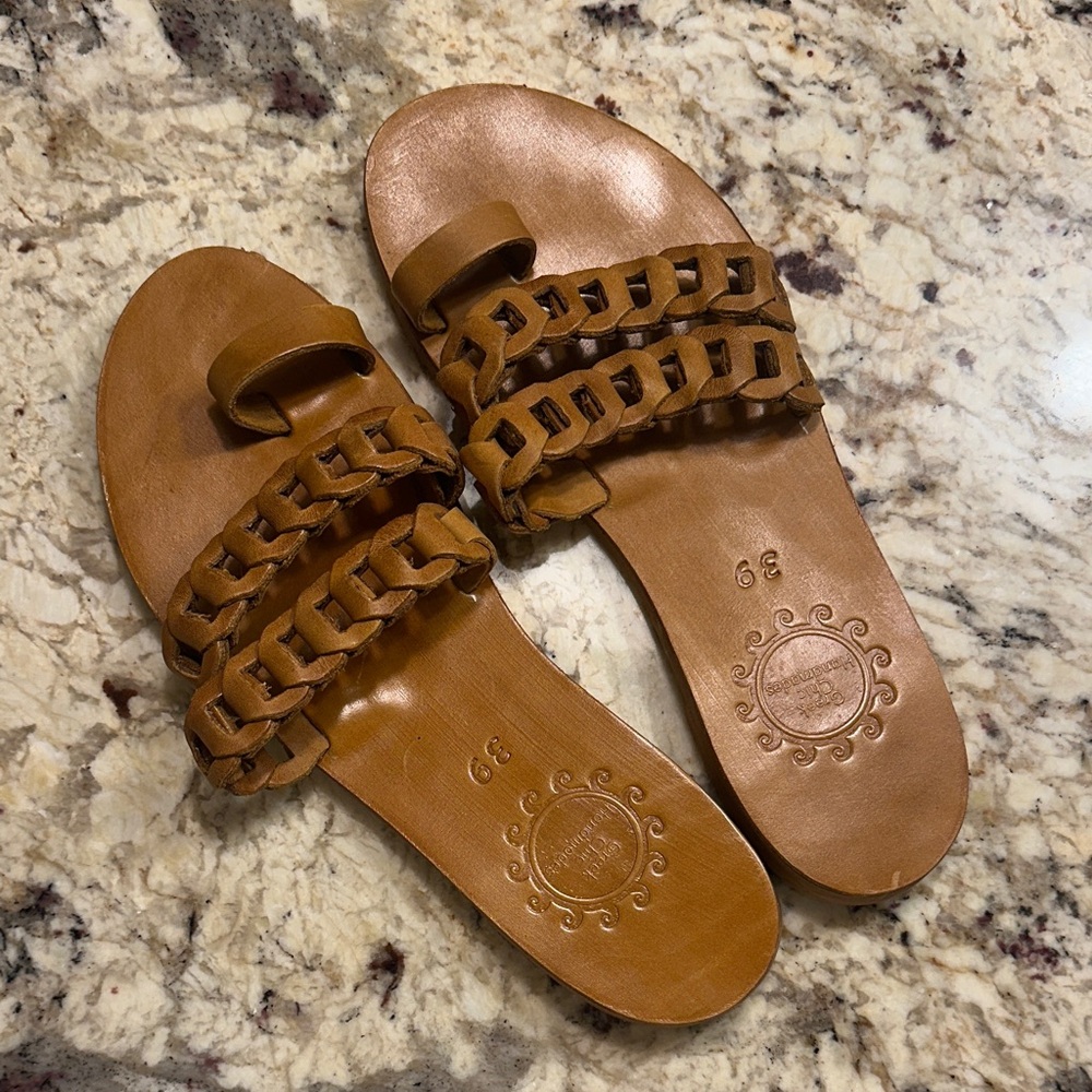 Brown Leather Sandals